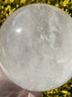 Clear Quartz Sphere from Madagascar 1.745kilo - 11cm - “I have the power to manifest all my dreams and desires”.