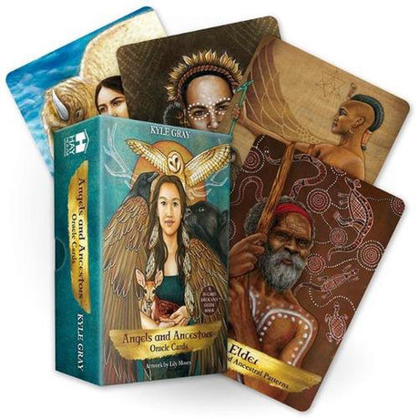 Angels and Ancestors Oracle Cards: A 55-Card Deck and Guidebook