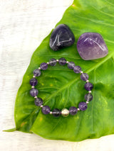 Amethyst Silver Bracelet Handmade at Inspired By Stawell