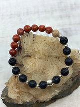 Grounding Bracelet - Red Jasper - Root & Sacral Chakra