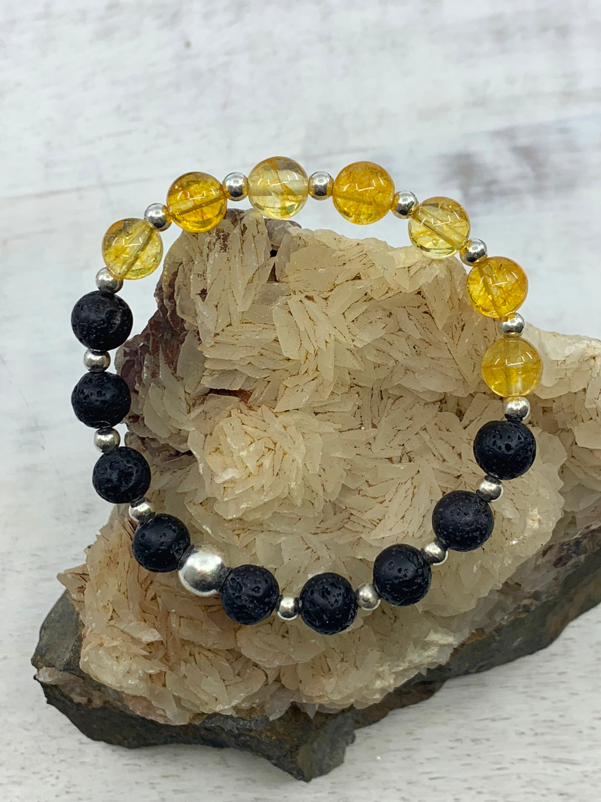 Citrine Diffuser Bracelet - Manifestation