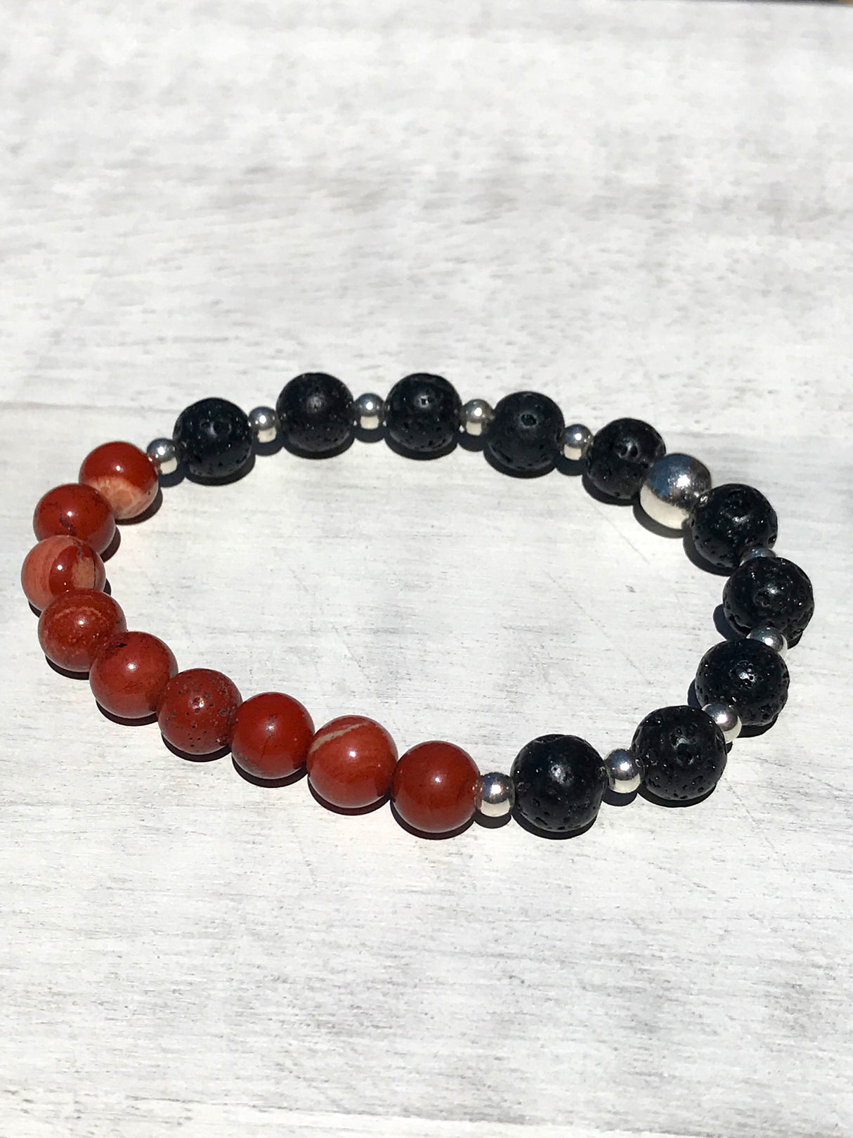 Grounding Bracelet - Red Jasper - Root & Sacral Chakra