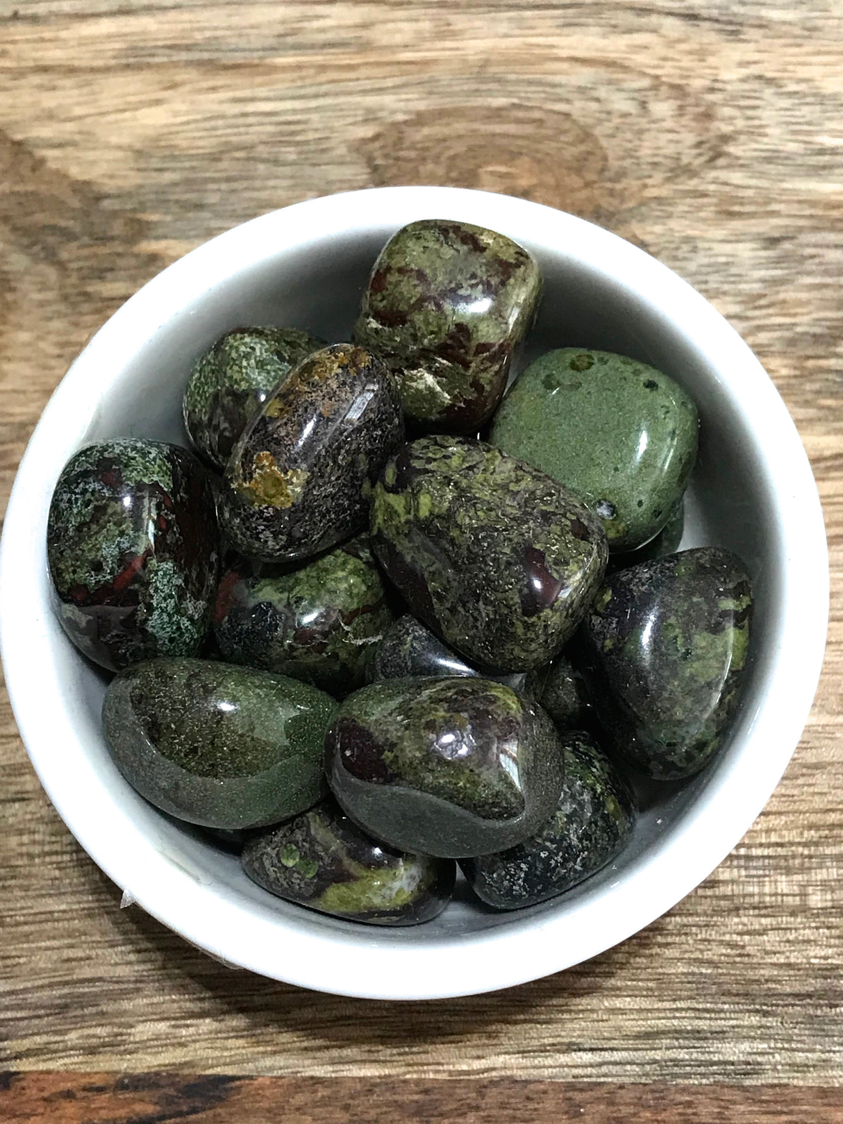 Dragons Blood Jasper Tumbled - Courage. Creativity.