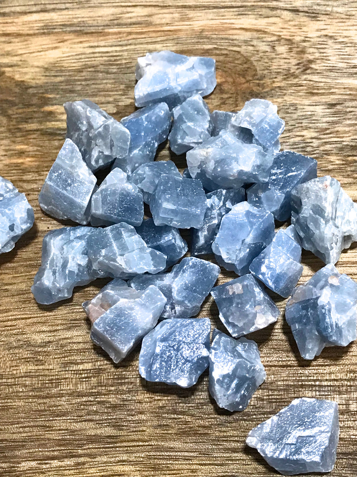 Blue Calcite 2cm - Communication. Calming.