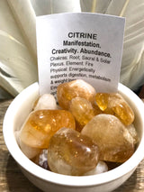 Citrine Tumbled - Manifestation