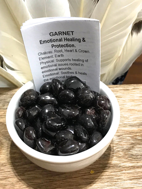 Garnet Tumbled - Emotional Healing. Protection.