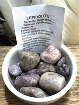 Lepidolite Tumbled - Balance. EMT. Immune System.