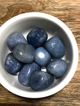 Blue Quartz Tumbled - Restores Harmony & Balance.