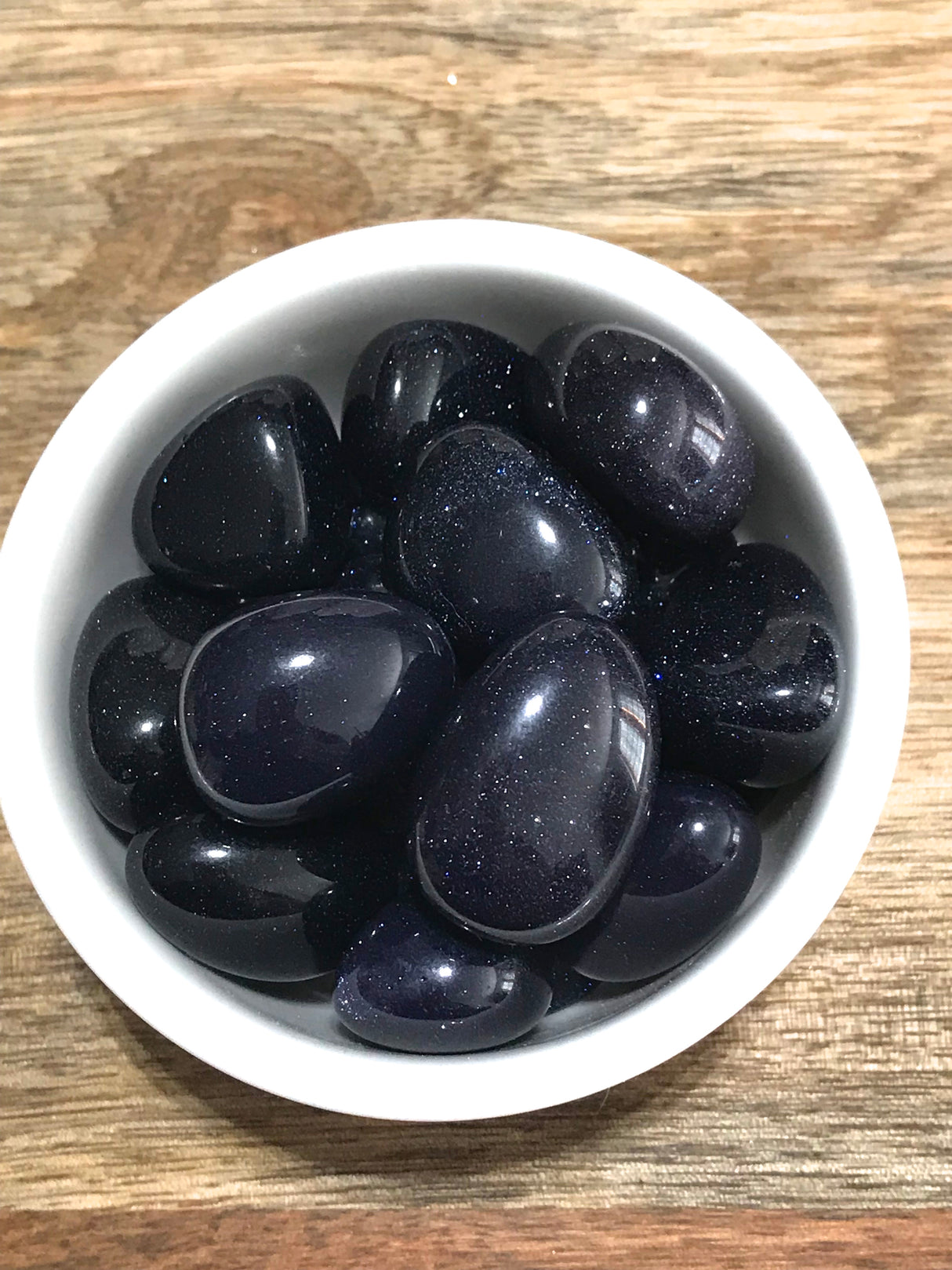 Blue Goldstone Tumbled - Empath Stone