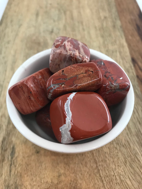 Red Jasper Large Tumble - Vitality. Physical Strength.