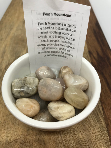 Moonstone Peach - New Beginnings. Anxiety.