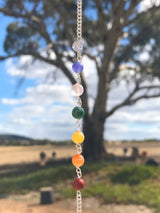 Rose Quartz Pendulum with Chakra Chain Inspired By 3 Australia