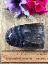 Rainbow Fluorite Freeform 441g - Health. Vitality. Pain Management.