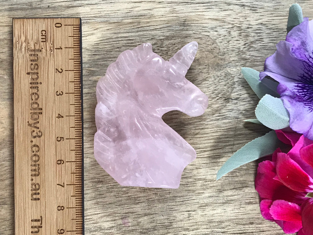 Rose Quartz Unicorn on Sale at Inspired By 3 Australia