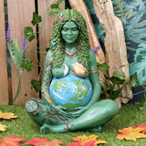 Mother Earth Art Statue Painted  30cm - Available Now