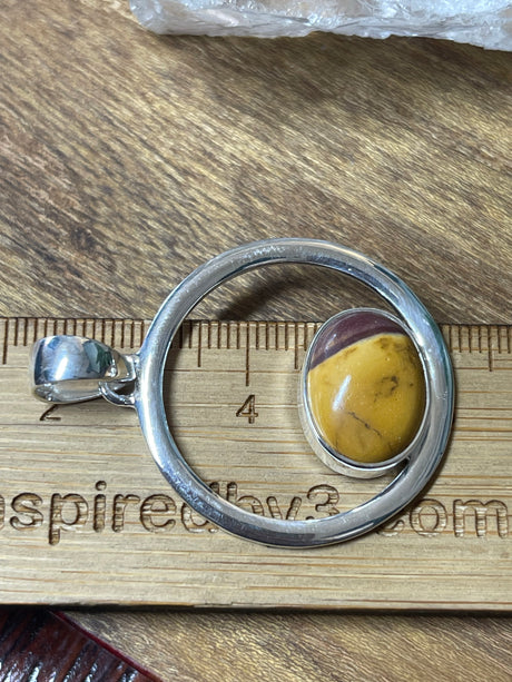 Mookaite Jasper Silver Pendant  - New Experiences