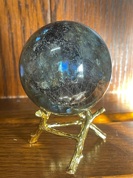 Labradorite Sphere #5 -295g - Enhances Psychic Abilities