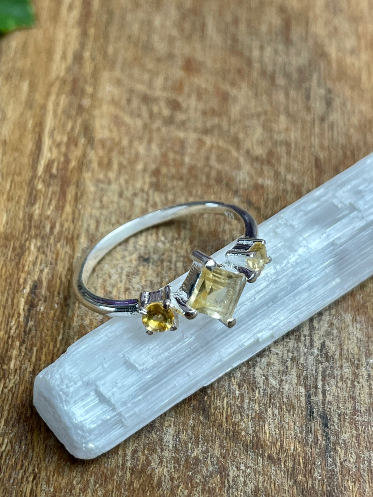 Citrine Ring Size 5 - Manifestation