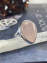 Rose Quartz Ring Size 8 - Love & Self-esteem