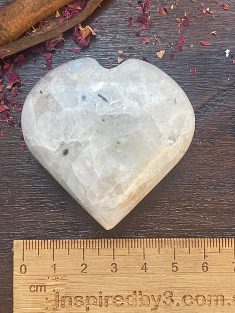 Moonstone Rainbow Heart #2 - Inner Peace