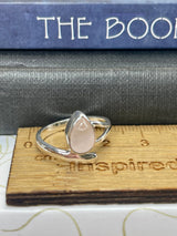 Rose Quartz Ring Size 7 - "I radiate love, beauty, confidence, and grace."