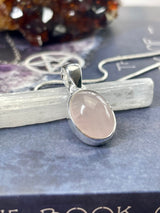 Rose Quartz Pendant & Chain - Love & Self-esteem