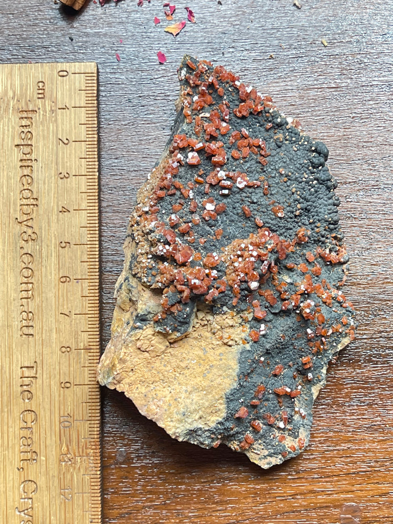 Vanadinite Specimen 198g- Anxiety. Stress. Creativity.