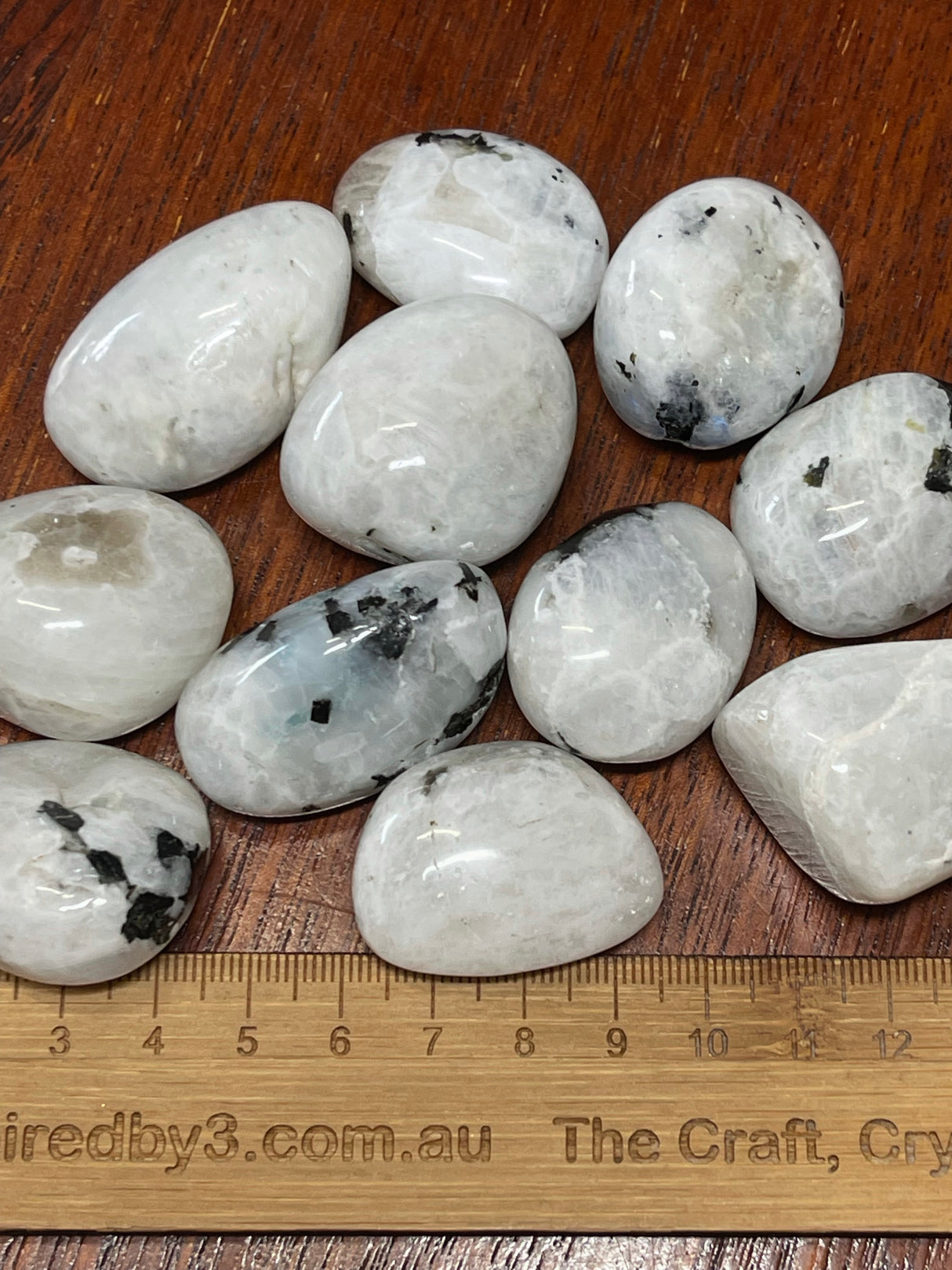 Moonstone, Rainbow Tumbled Large - Inner Peace & Fertility