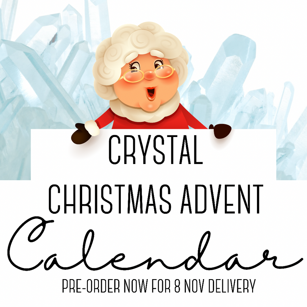 Crystal Christmas Advent Calendar - 25 Crystal Goodies valued over $180 Ready to Ship Today!