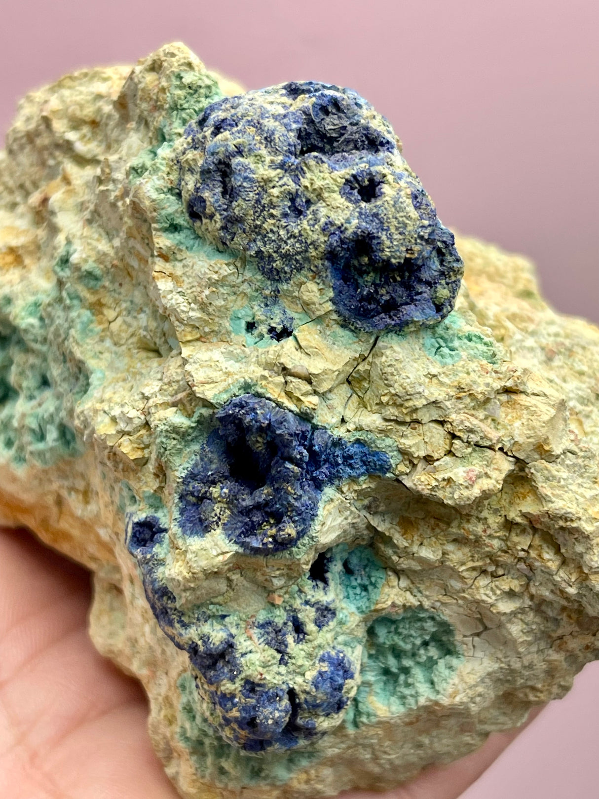 Azurite and Malachite Specimen 335g - RARE - Dream Enhancement