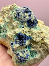 Azurite and Malachite Specimen 335g - RARE - Dream Enhancement