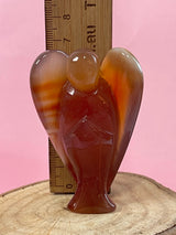 Carnelian Angel 7.5cm - Courage