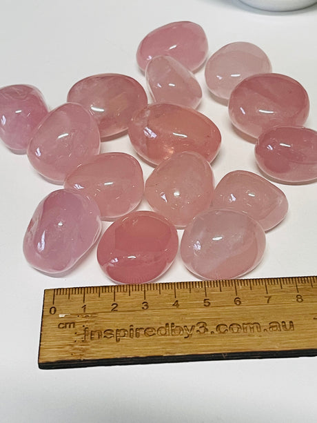 Rose Quartz Tumbled Medium - Love & Stress Release