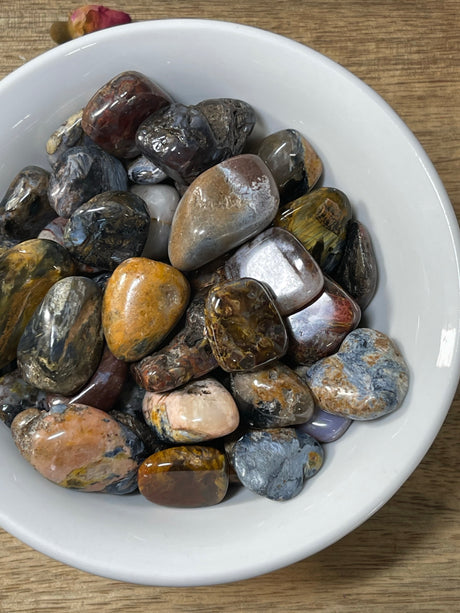 Pietersite Tumbled -  High Energy. Strong Vibration