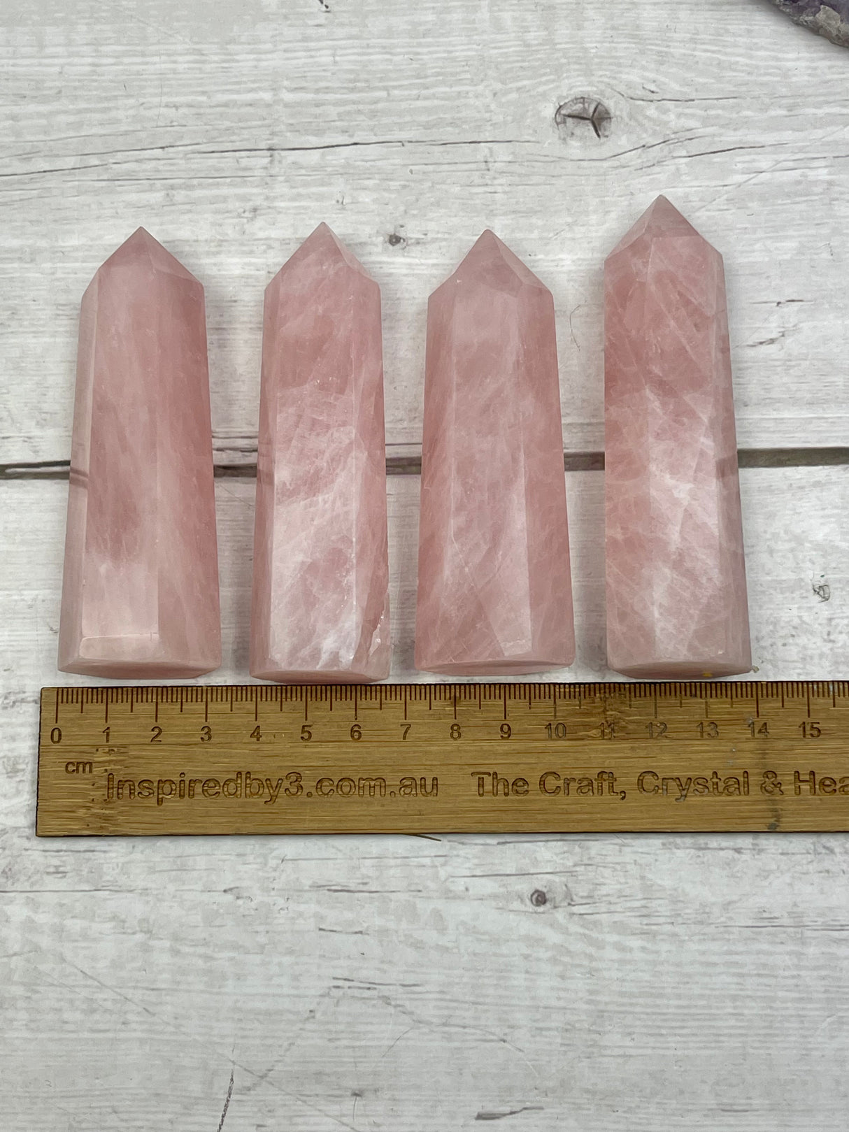 Rose Quartz Point 105-115g - Love and Peace