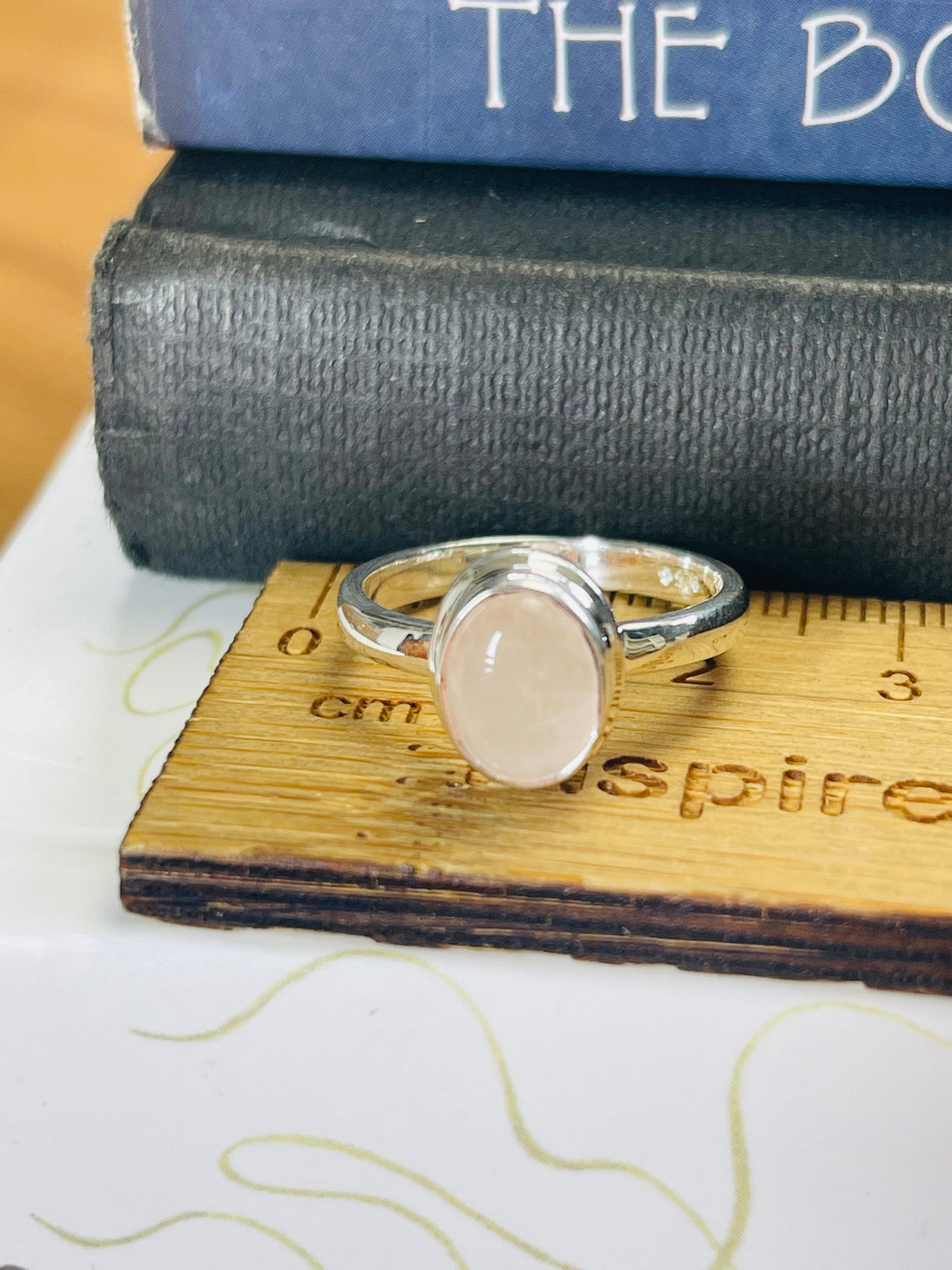 Rose Quartz Ring Size 7 - Love & Self-esteem