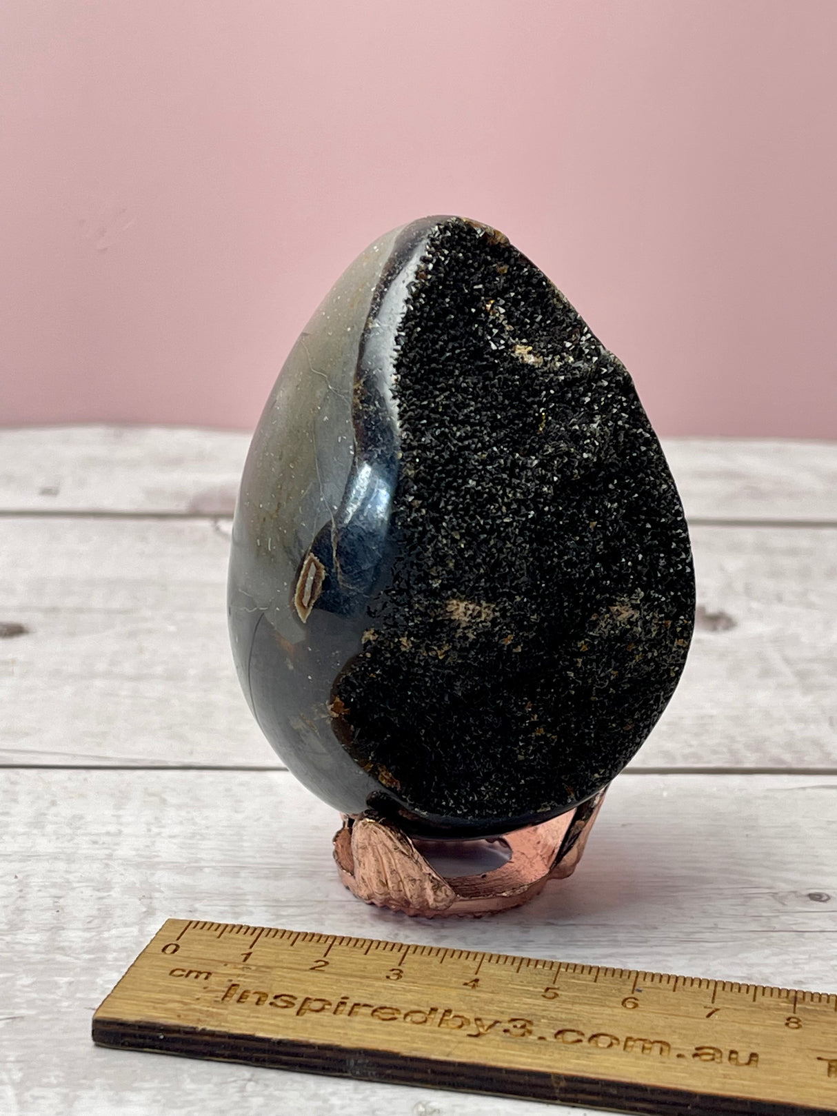 Septarian Dragon Egg 424g  #S5 - Strength. Transformation.