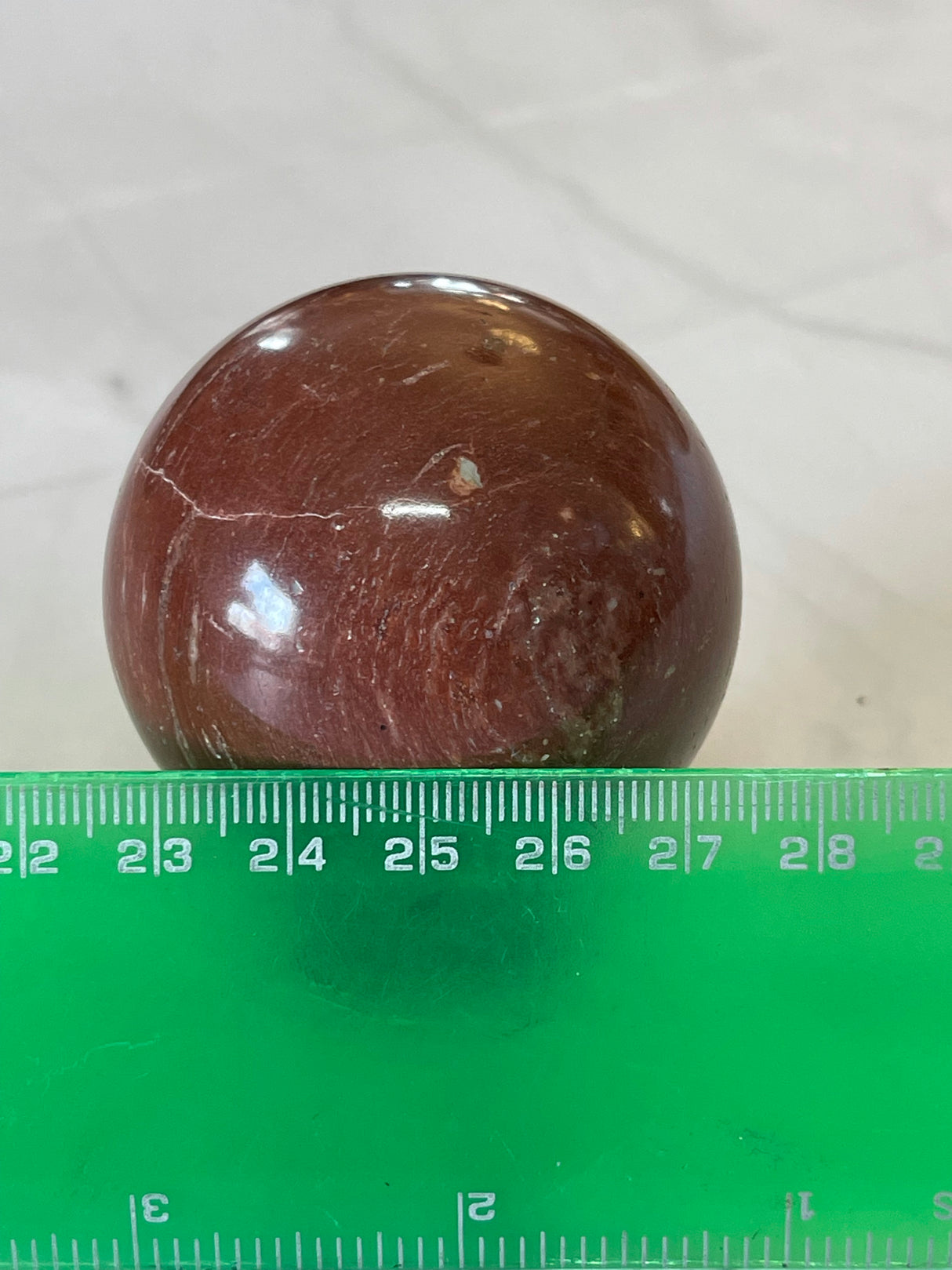 Red Jasper Sphere 207g - Vitality. Physical Strength.