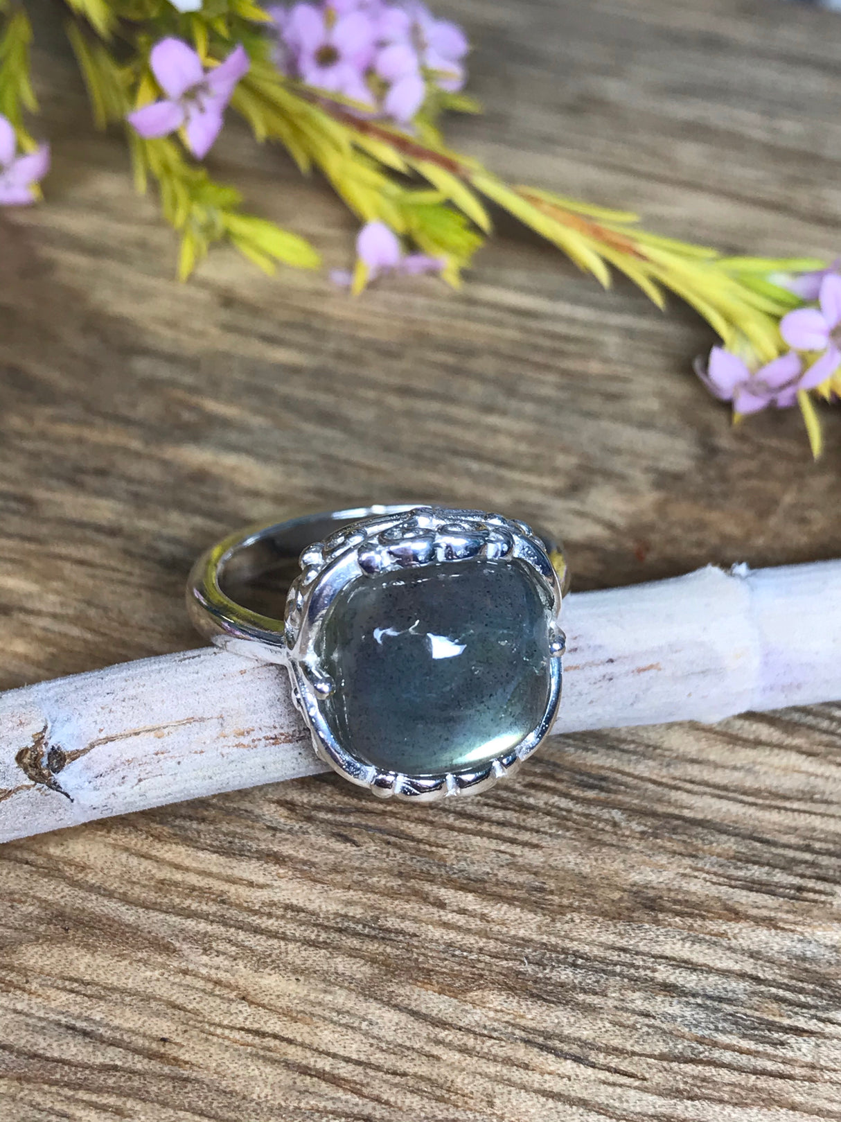 Labradorite Ring Size 6 - Magic & Protection