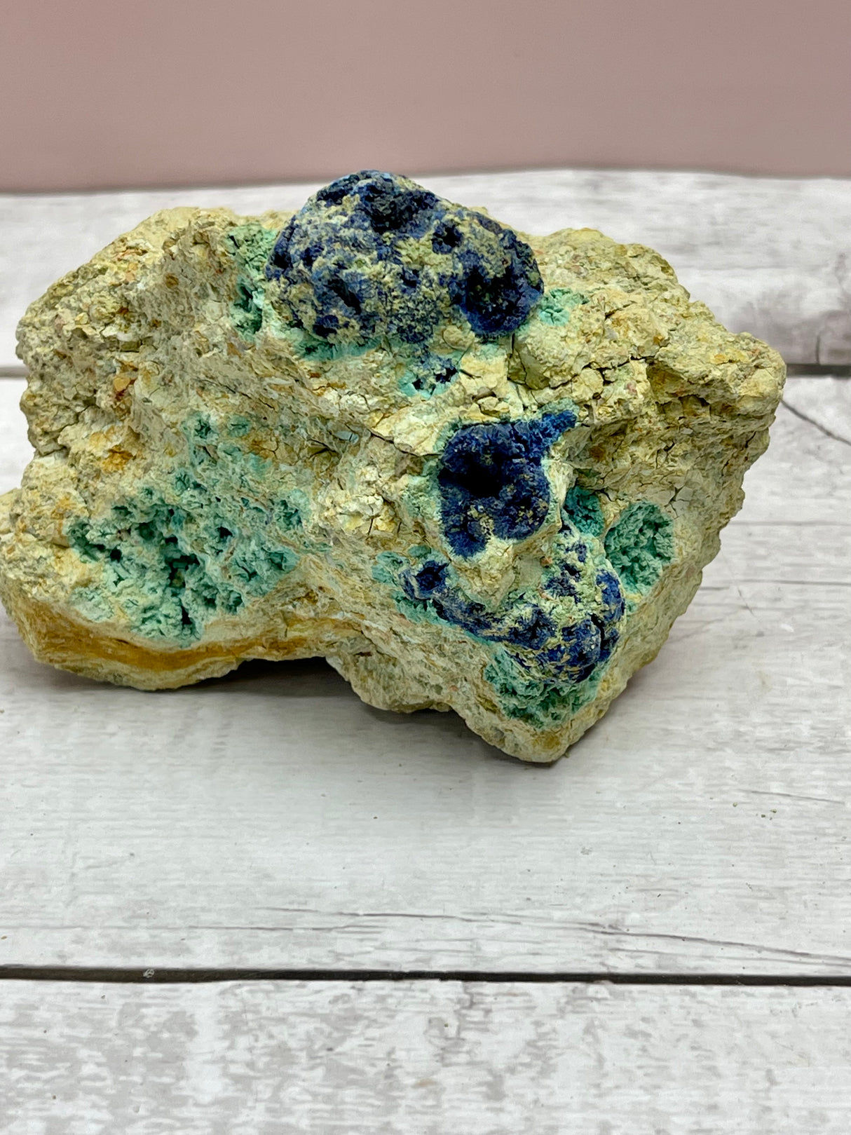 Azurite and Malachite Specimen 335g - RARE - Dream Enhancement