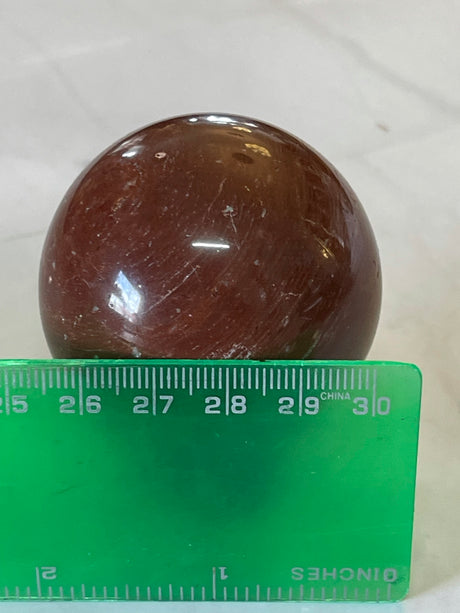 Red Jasper Sphere 188g - Vitality. Physical Strength.