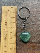 Fluorite Heart Keyring - Concentration