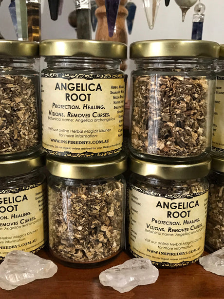 Angelica Root 20g - Visions, Protection. Healing. Removes Curses. Inspired by 3 Australia