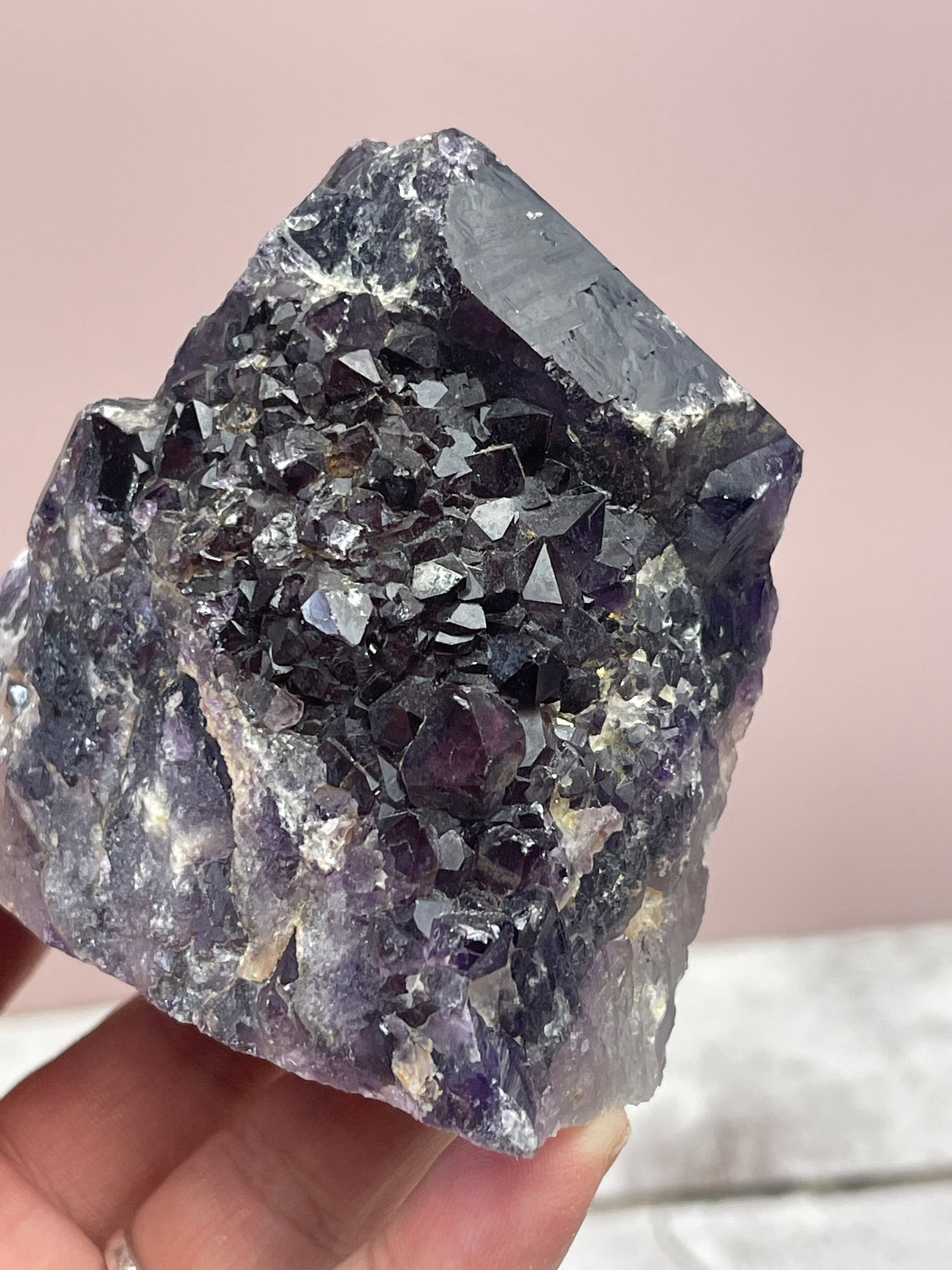 Elestial Amethyst Cluster Dark Purple 501kg - Angelic Realm