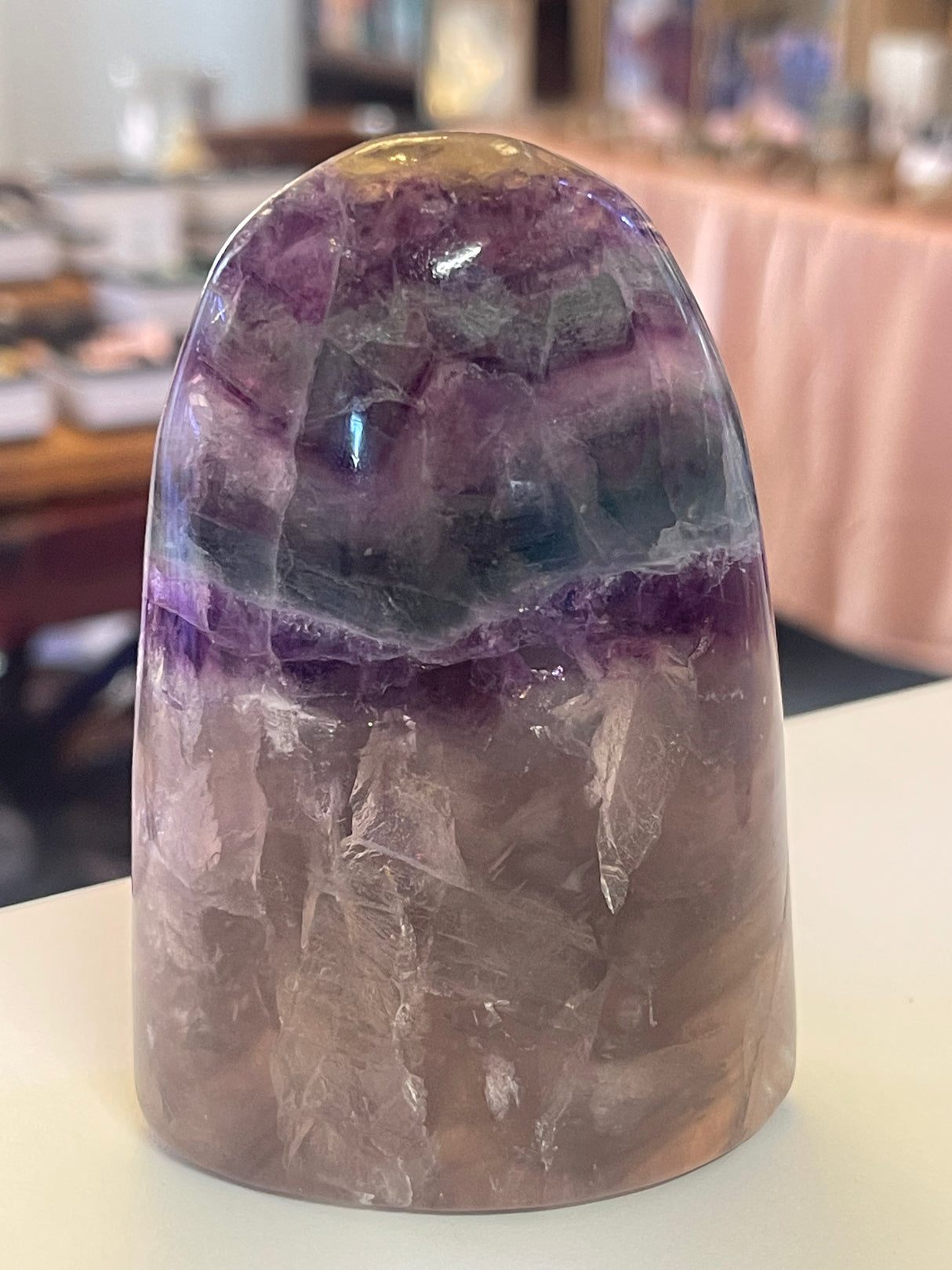 Rainbow Fluorite Freeform 441g - Motivation to Complete Tasks