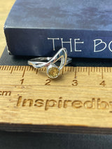 Citrine Silver Ring Size 7 - “I am successful in all areas of life”.