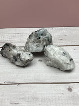 Rainbow Moonstone Natural Chunk 230-260g - Inner Peace & Fertility