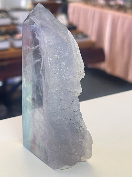 Rainbow Fluorite Freeform Point #6 190g Motivation to Complete Tasks