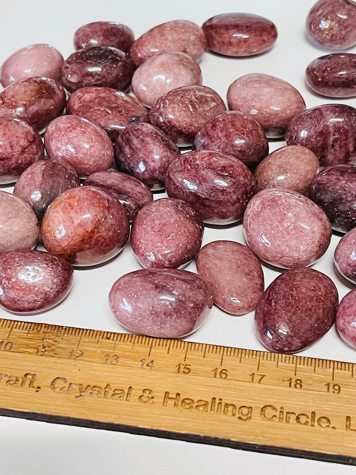 Strawberry Quartz Tumbled - Radiates Energy.