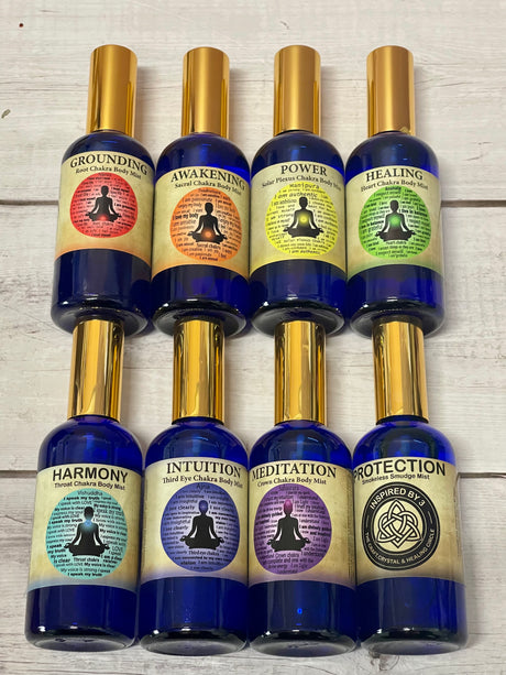 Chakra Mists Collection & Protection Smokeless Smudge - Free Shipping